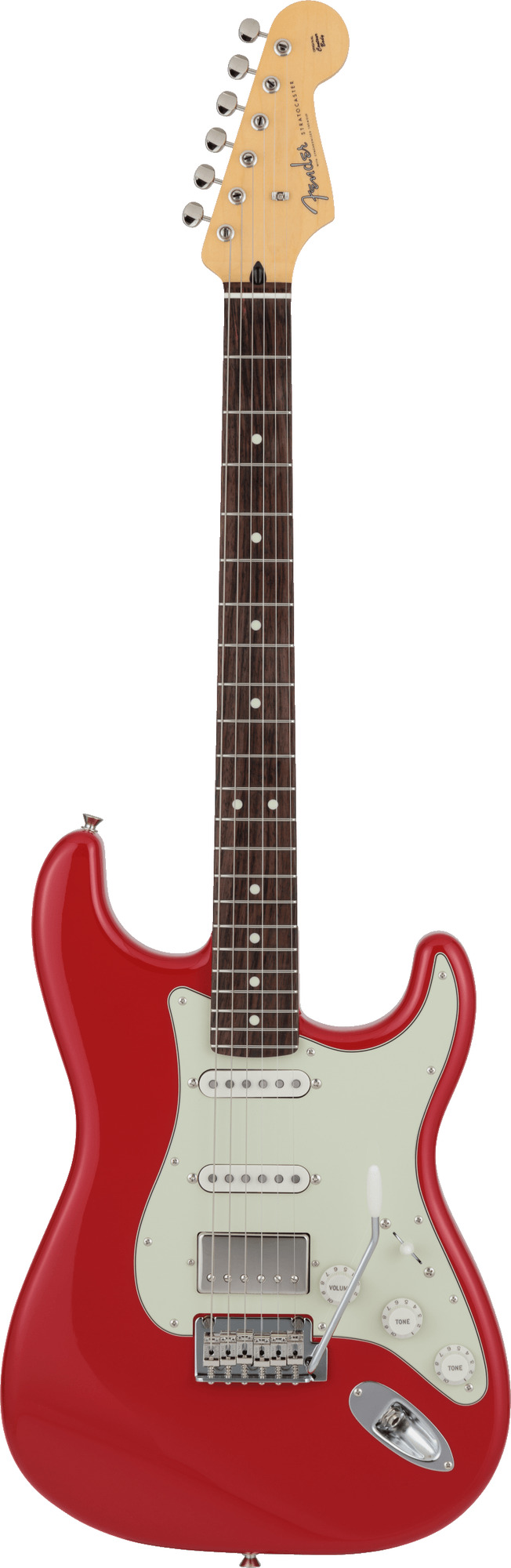 ギター Fender 2024 HSS Stratocaster Modena Red Fender-2024-Collection-Made-in