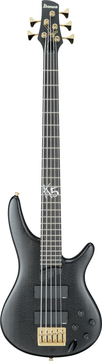 Ibanez-K5-BKF-black-flat-