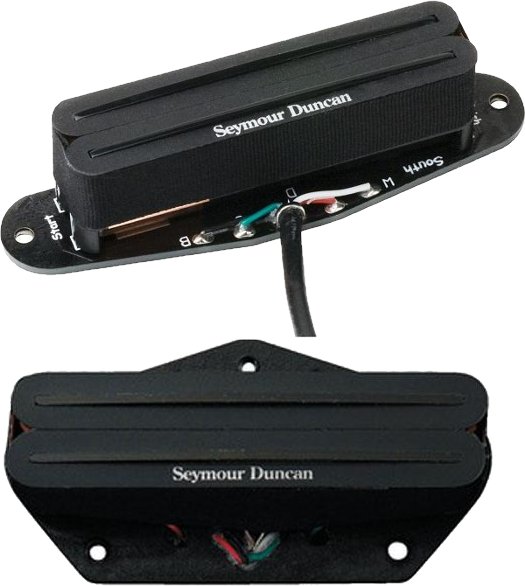 Seymour Duncan Hot Rails for Tele Set / STHR-1 Set (black)