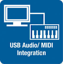Bidirektionale USB-Audio / MID-Schnittstelle