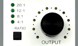FOUR RATIO SETTINGS AND LEGENDARY "ALL BUTTONS IN".