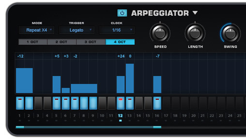 Neue Arpeggiator-Funktionen
