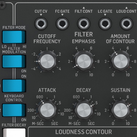 24 dB Ladder Filter and VCA