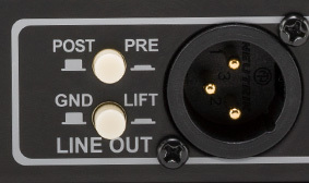 XLR LINE OUTPUT