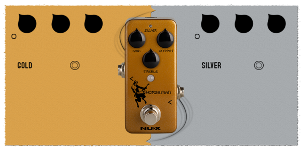 Zwei-in-einem-Overdrive-Pedal