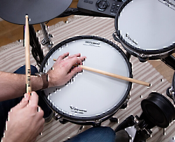 14" Digital Snare and 18" Digital Ride Cymbal
