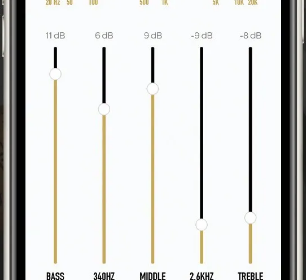 Ein parametrischer 5-Band-EQ