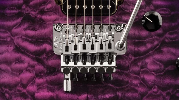 EVH-Branded Floyd Rose Locking Trem, R3 Locking Nut and EVH D-Tuna