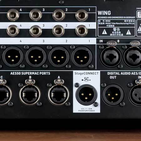 Power Via DC or StageConnect