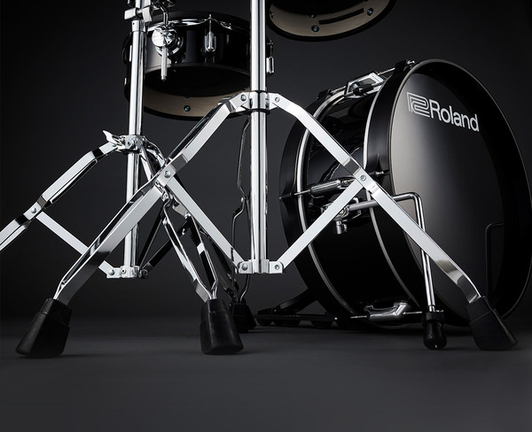 Double-Braced Chrome Drum Stands