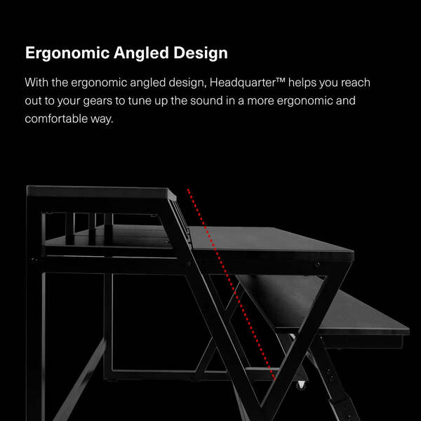 Ergonomic Angled Design