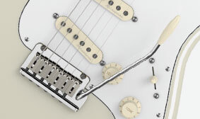 Two-Point Tremolo with Stainless Steel Block Saddles