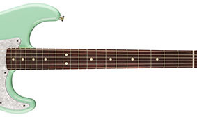 9.5” RADIUS SLAB ROSEWOOD FINGERBOARD MIT MEDIUM JUMBO FRETS