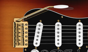 Stratocaster-Tremolo für Linkshänder