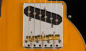 VINTAGE-STYLE 3-SADDLE BRIDGE WITH COMPENSATED BARREL BRASS SADDLES