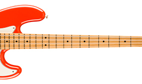 9.5“-RADIUS MAPLE OR ROSEWOOD FINGERBOARD WITH ROLLED EDGES