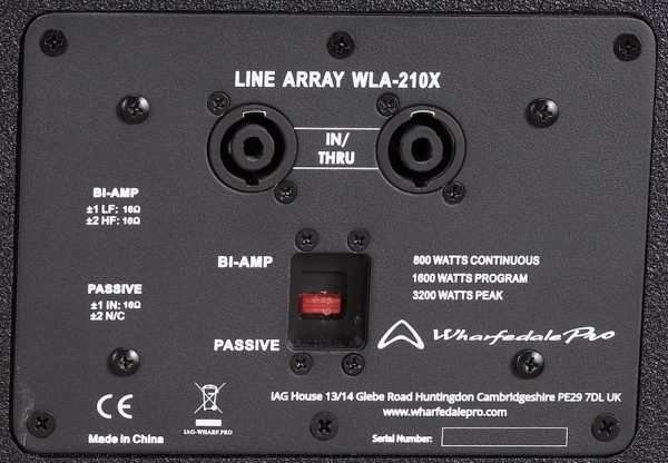 Bi-amp & passive modes
