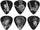 Dunlop Jimi Hendrix Silver Portrait Pick Tin - Medium (set of 12)