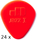 Dunlop Nylon Jazz I Red - 1.10 (24 picks)