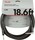 Fender Professional Instrument Cable (straight - angle / 18.6' - 5.5m)