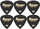 Ibanez PPA16HSG 6-Pack (black - heavy 1mm)