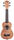 Kala Exotic Mahogany Soprano Ukulele KA SEM (with bag)